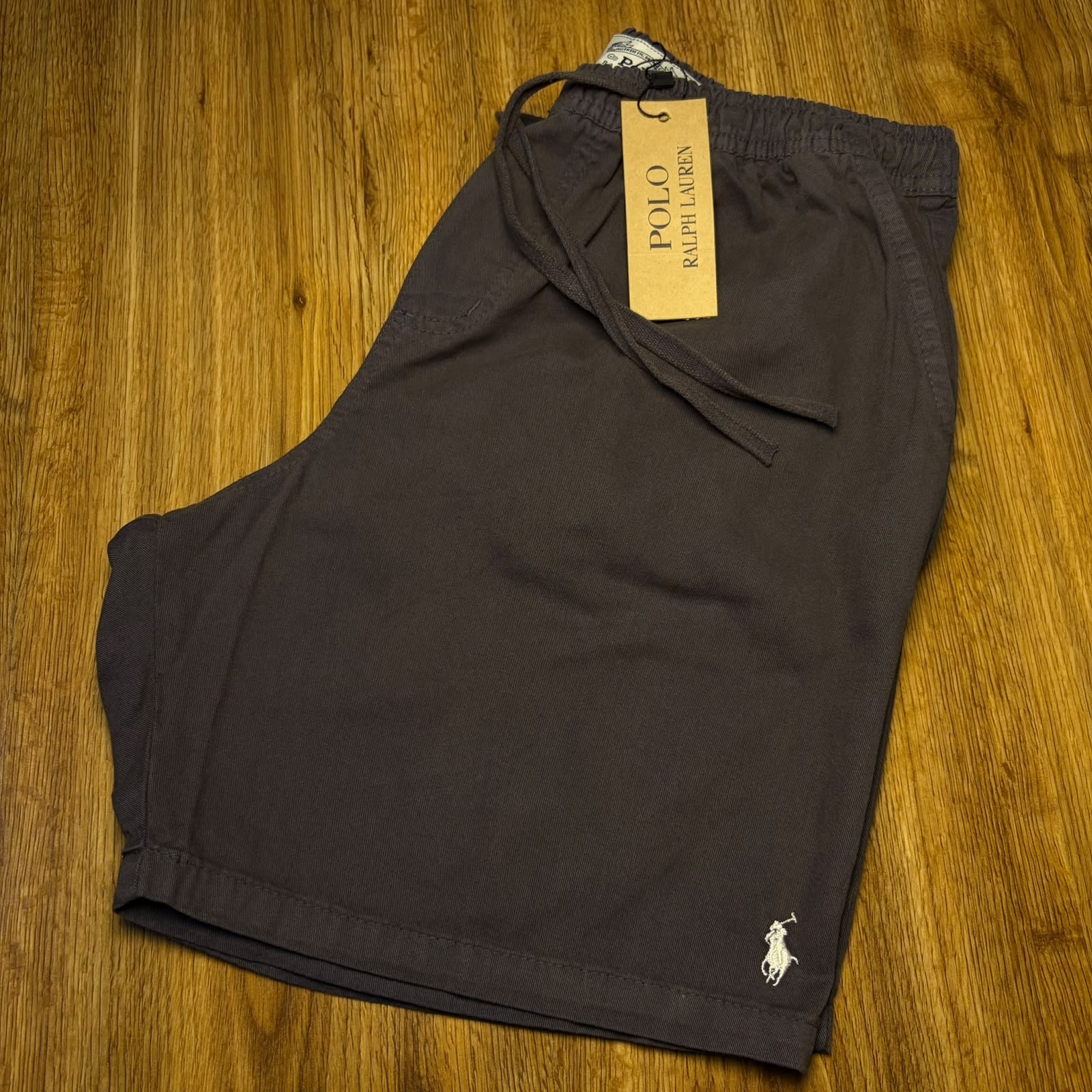 Short Polo Ralph Lauren — Marrom · sarja com cordão